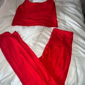 Athleta leggings and sports bra